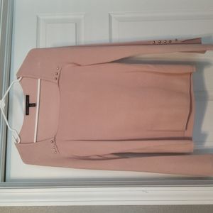 White House Black Market Pink Sweater Size Small